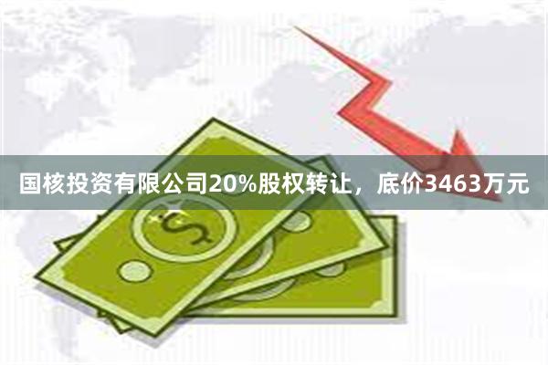 国核投资有限公司20%股权转让，底价3463万元