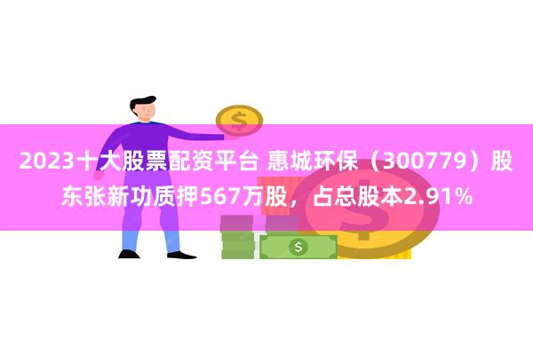 2023十大股票配资平台 惠城环保（300779）股东张新功质押567万股，占总股本2.91%