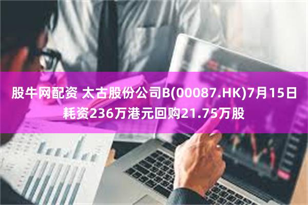 股牛网配资 太古股份公司B(00087.HK)7月15日耗资236万港元回购21.75万股