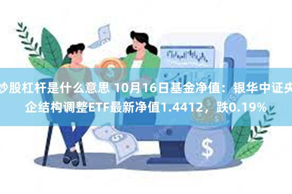 炒股杠杆是什么意思 10月16日基金净值：银华中证央企结构调整ETF最新净值1.4412，跌0.19%